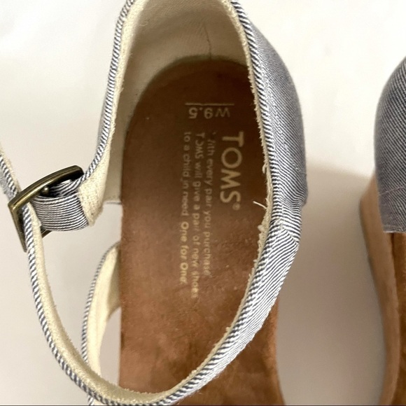 Clarissa slate blue wedge heel - Picture 13 of 15